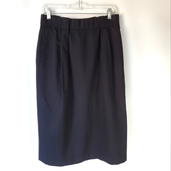 EVAN PICONE Designer Vintage 100% Wool Skirt Vintage Filly Lined Sz 14 - Picture 1 of 13